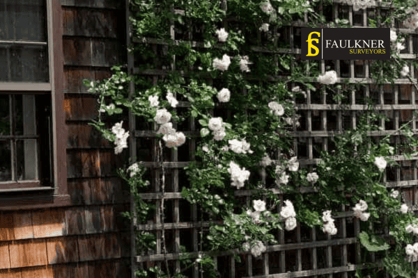 Can I put trellis on my Neighbours garage wall? 1 Can you add a trellis to your neighbours garage wall Aldershot ? Party Wall Surveyors Aldershot